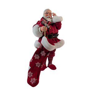 Vintage Possible Dreams Clothtique Christmas Figure Sock It To Me Santa Claus